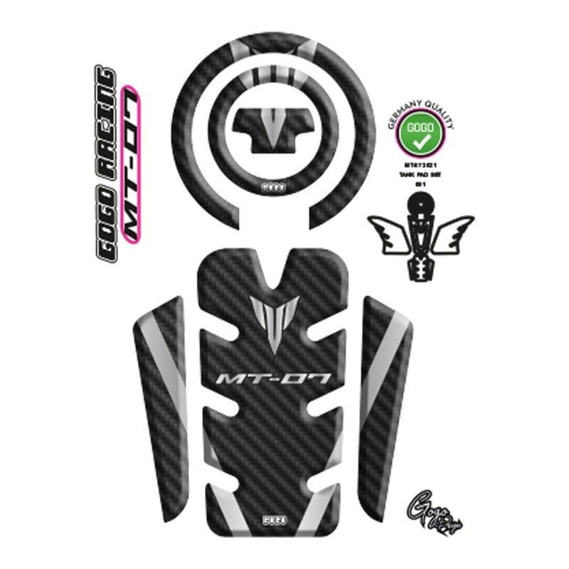 Yamaha MT07 2021 - 2024 Uyumlu Tank PAD 001 aksesuar