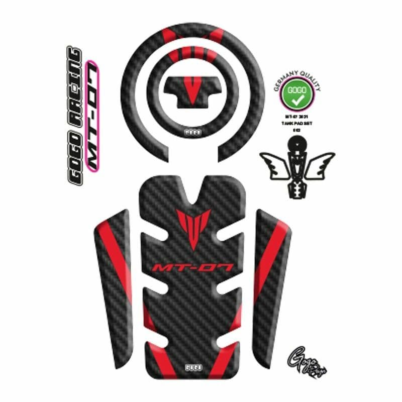 Yamaha MT07 2021 - 2024 Uyumlu Tank PAD 002 aksesuar