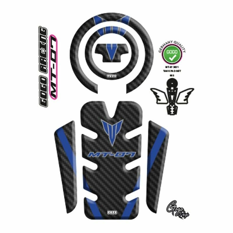 Yamaha MT07 2021 - 2024 Uyumlu Tank PAD 003 aksesuar