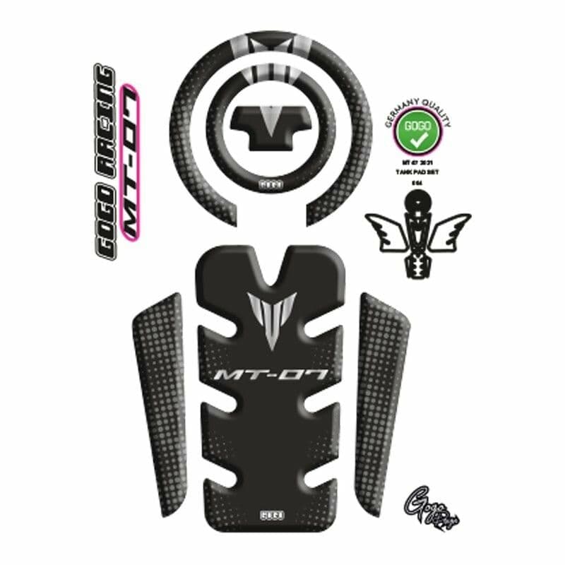 Yamaha MT07 2021 - 2024 Uyumlu Tank PAD 004 aksesuar
