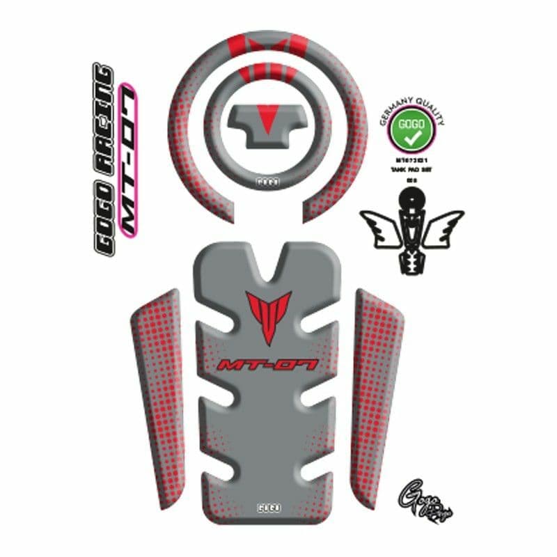 Yamaha MT07 2021 - 2024 Uyumlu Tank PAD 005 aksesuar