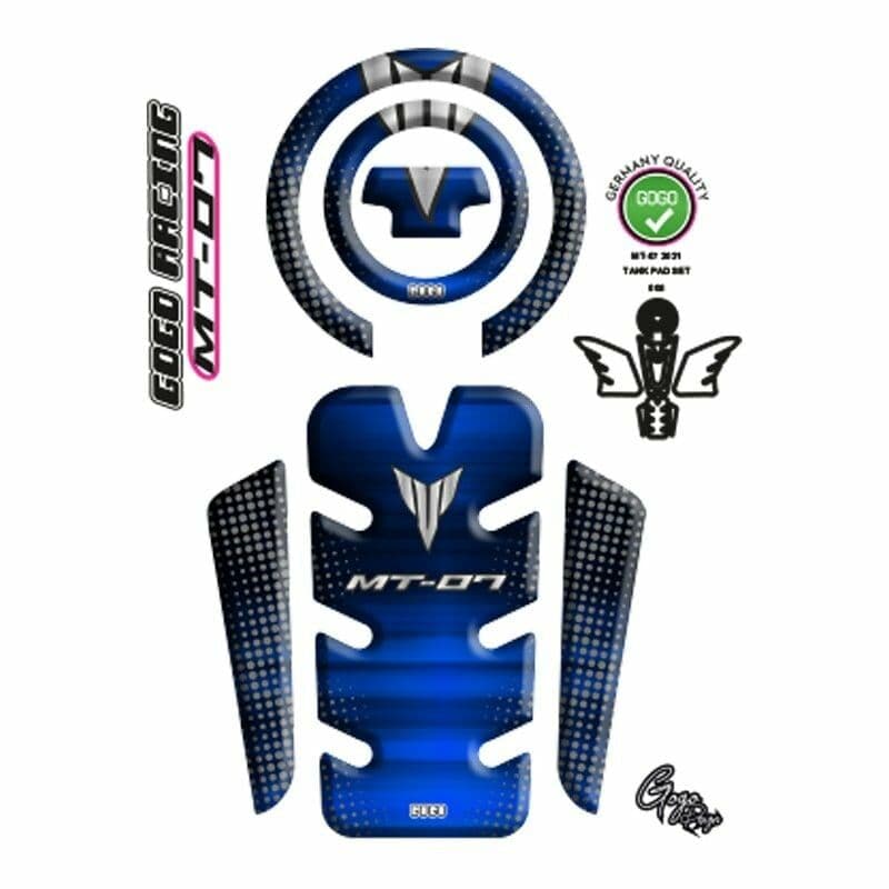 Yamaha MT07 2021 - 2024 Uyumlu Tank PAD 006 aksesuar