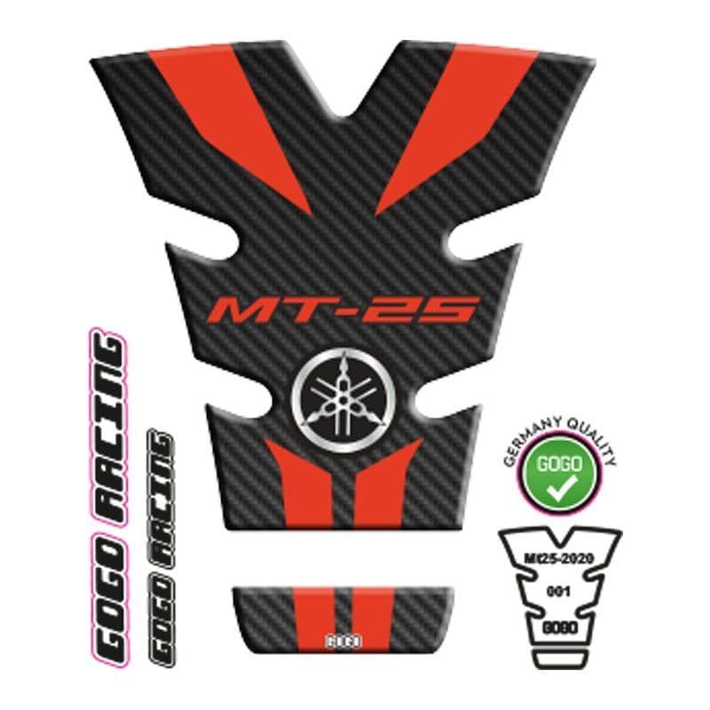 Yamaha MT25 2020 - 2024 Uyumlu Tank PAD 001 aksesuar