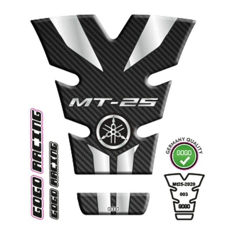 Yamaha MT25 2020 - 2024 Uyumlu Tank PAD 003 aksesuar