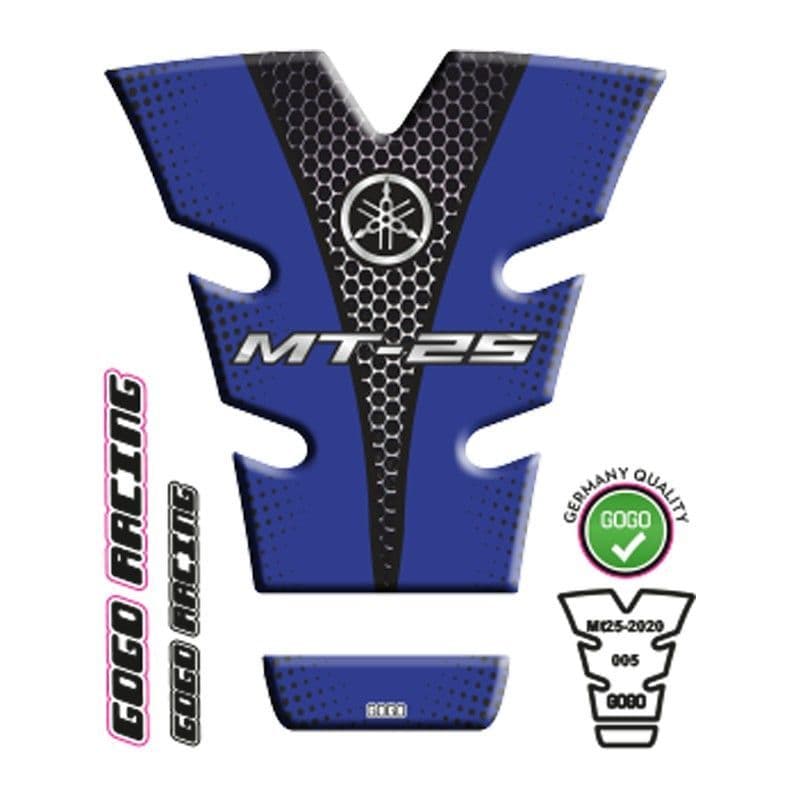 Yamaha MT25 2020 - 2024 Uyumlu Tank PAD 005 aksesuar