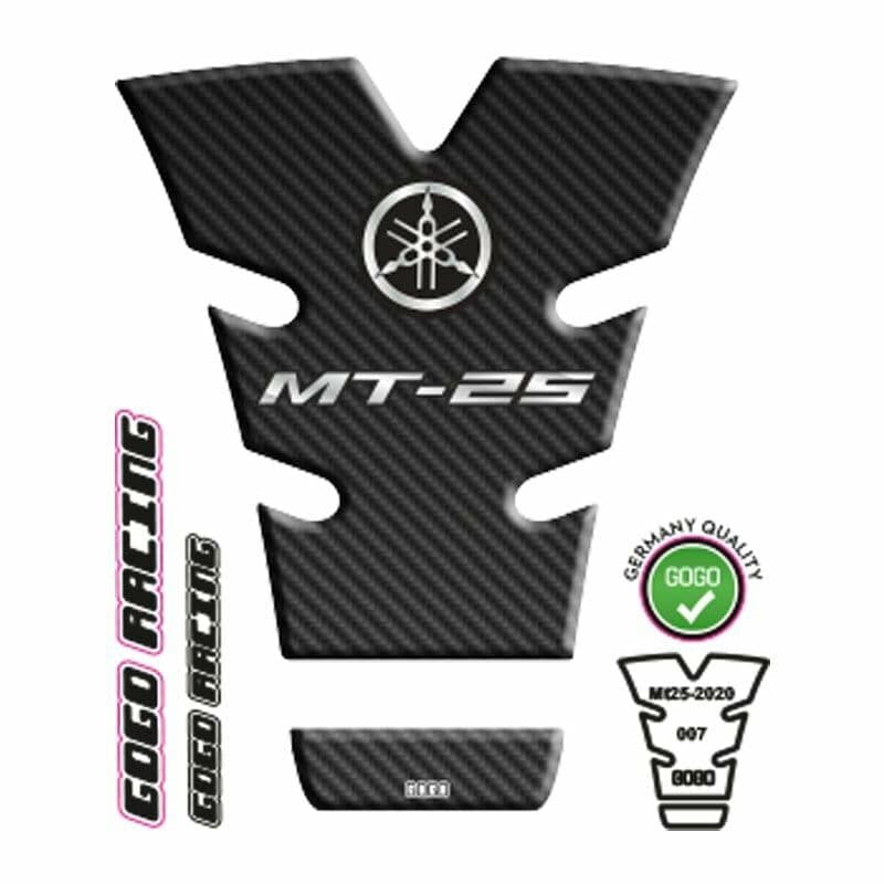 Yamaha MT25 2020 - 2024 Uyumlu Tank PAD 007 aksesuar