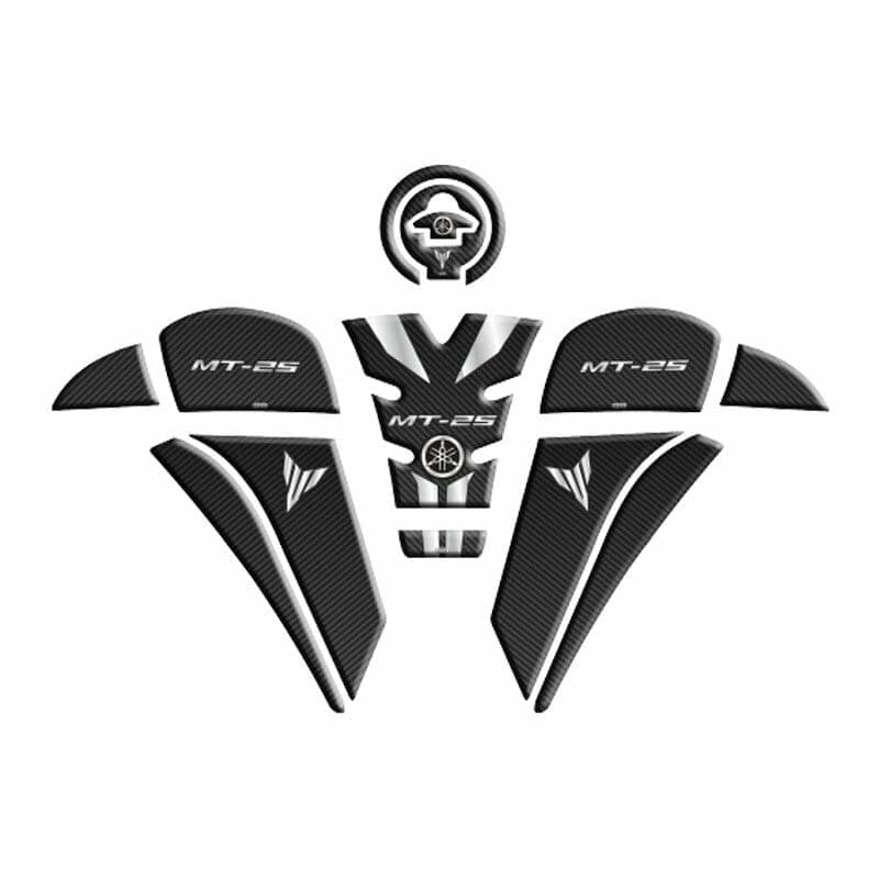 Yamaha MT25 2020 - 2024 Uyumlu Tank PAD Set 003 aksesuar