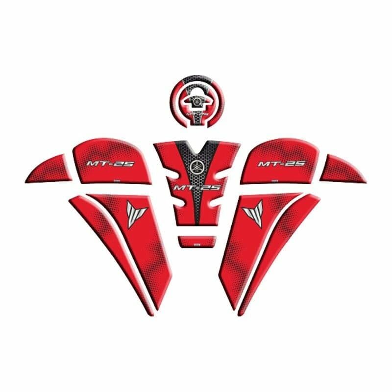 Yamaha MT25 2020 - 2024 Uyumlu Tank PAD Set 004 aksesuar