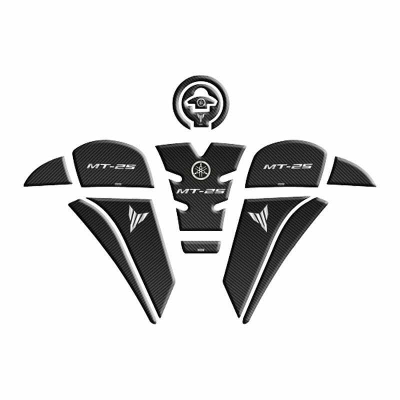 Yamaha MT25 2020 - 2024 Uyumlu Tank PAD Set 007 aksesuar