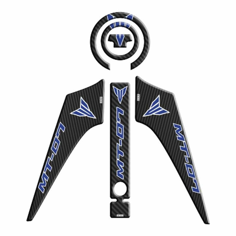 Yamaha MT07 2014 - 2017 Uyumlu Tank PAD Set 001 aksesuar