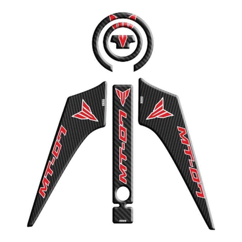 Yamaha MT07 2014 - 2017 Uyumlu Tank PAD Set 002 aksesuar