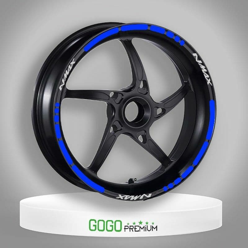Reflektör Mavi I Yamaha Nmax Uyumlu 1 Set Jant Şeridi aksesuar