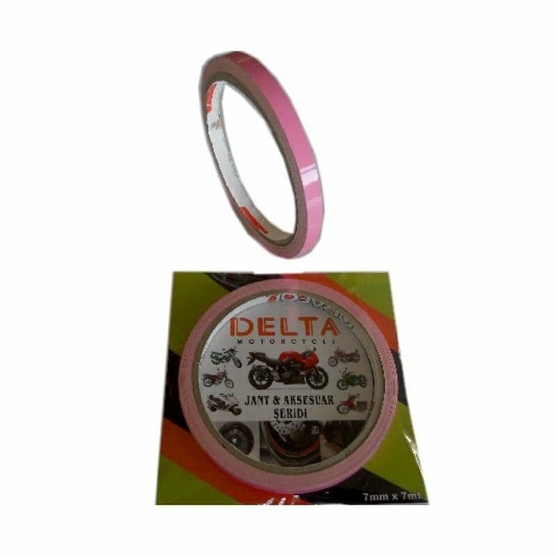 Pembe 7CM X 7 M Opak 1 Set Jant Şeridi aksesuar