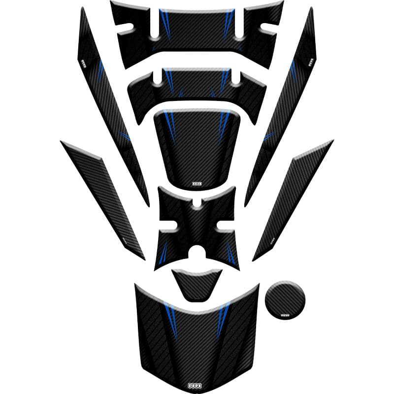 Honda PCX 2018 - 2020 Uyumlu Tank PAD Set 008 aksesuar