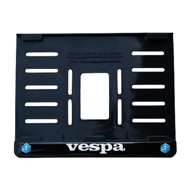 Wespa Uyumlu Plastik (15X24 Cm) Kırılmaz Plakalık aksesuar