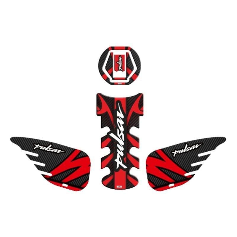 Bajaj Pulsar 2014 - 2024 Uyumlu Tank Pad Set 002 aksesuar