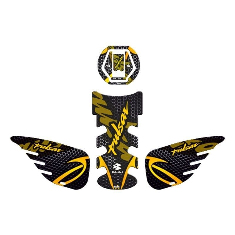 Bajaj Pulsar 2014 - 2024 Uyumlu Tank Pad Set 003 aksesuar
