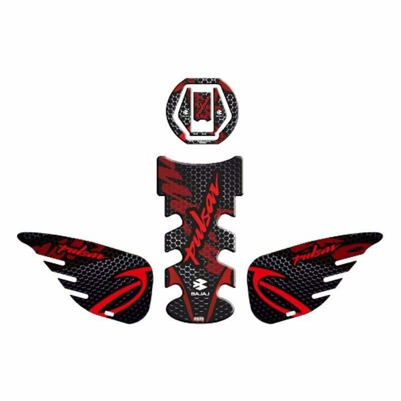 Bajaj Pulsar 2014 - 2024 Uyumlu Tank Pad Set 004 aksesuar