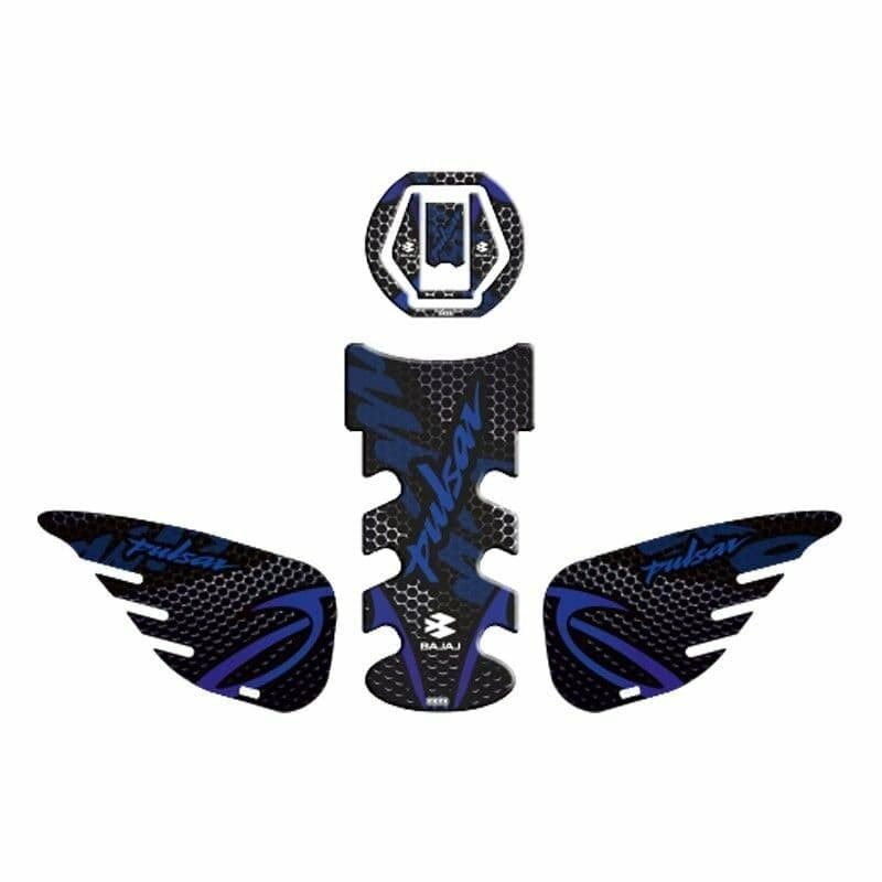 Bajaj Pulsar 2014 - 2024 Uyumlu Tank Pad Set 006 aksesuar