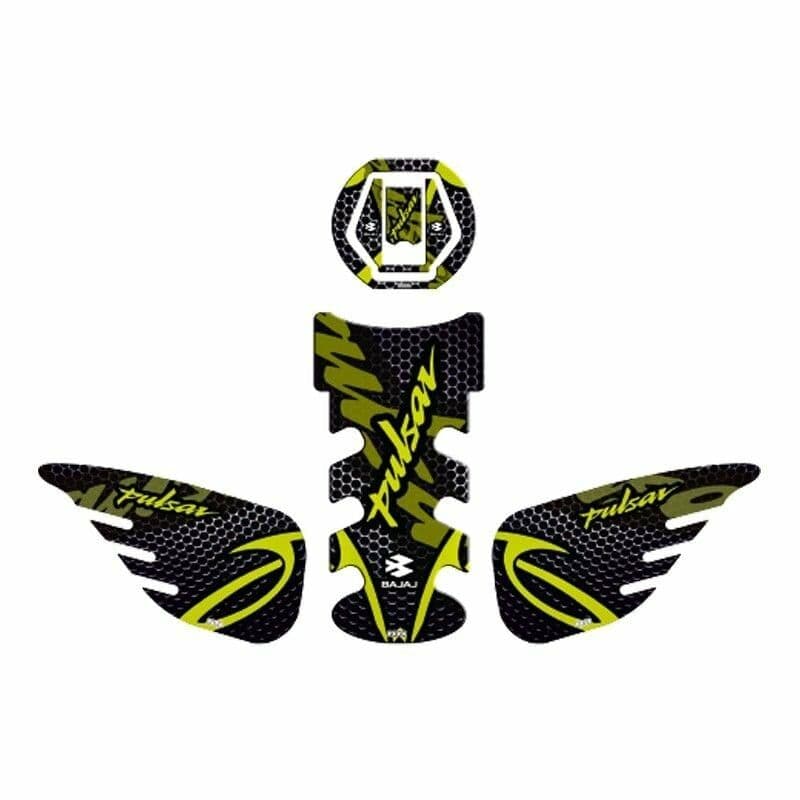 Bajaj Pulsar 2014 - 2024 Uyumlu Tank Pad Set 007 aksesuar
