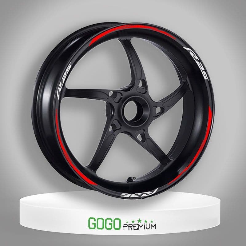 Reflektör Kırmızı Yamaha R25 Uyumlu 1 Set Jant Şeridi aksesuar
