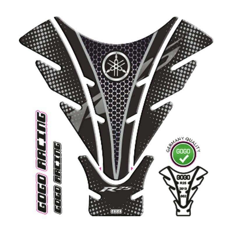 Yamaha R25 2019 - 2024 Uyumlu Tank PAD 002 aksesuar