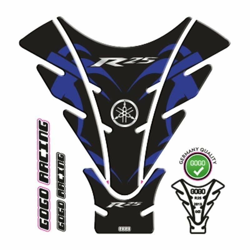 Yamaha R25 2019 - 2024 Uyumlu Tank PAD 005 aksesuar