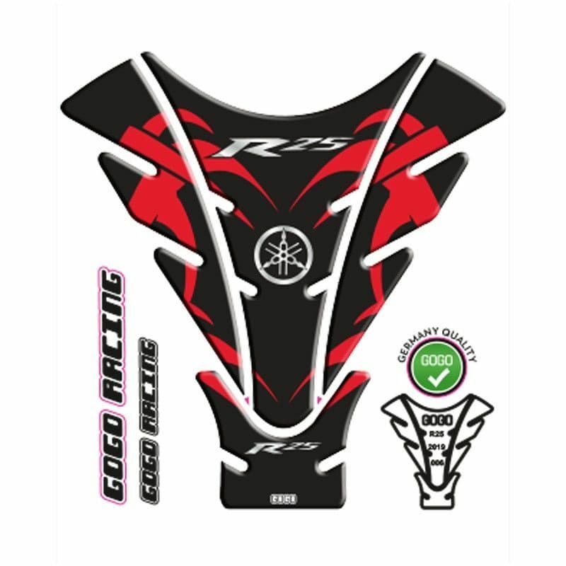 Yamaha R25 2019 - 2024 Uyumlu Tank PAD 006 aksesuar