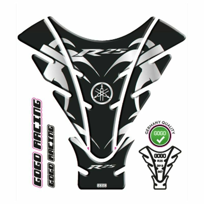 Yamaha R25 2019 - 2024 Uyumlu Tank PAD 007 aksesuar