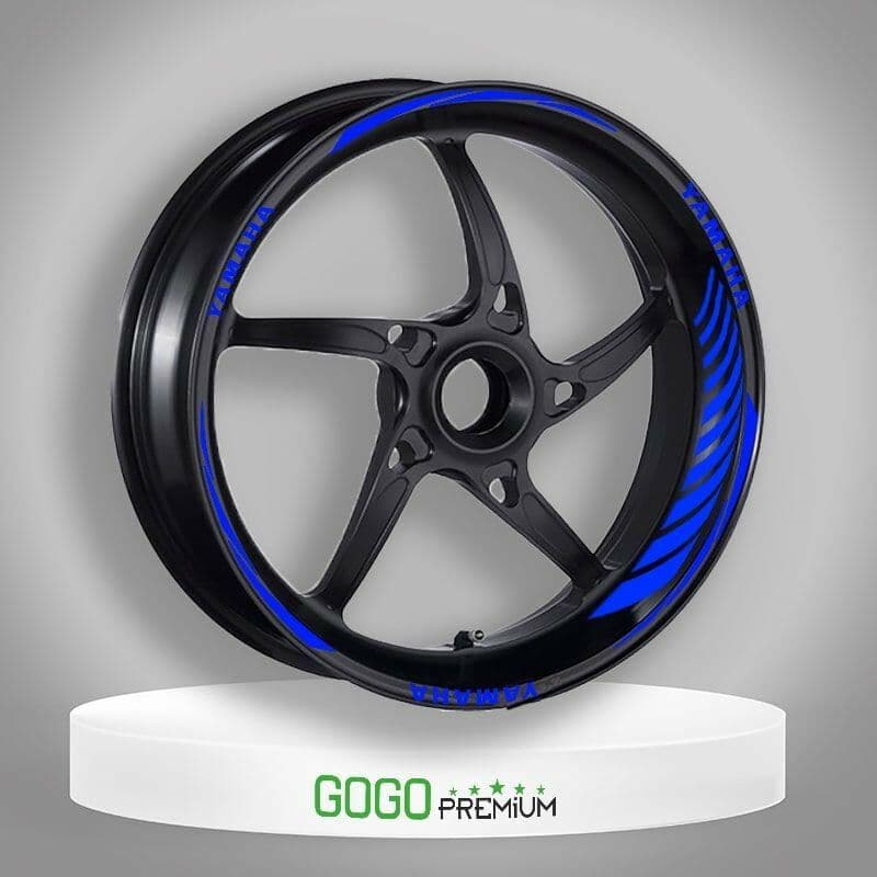 Reflektör Mavi Yamaha Uyumlu Racing Şerit aksesuar