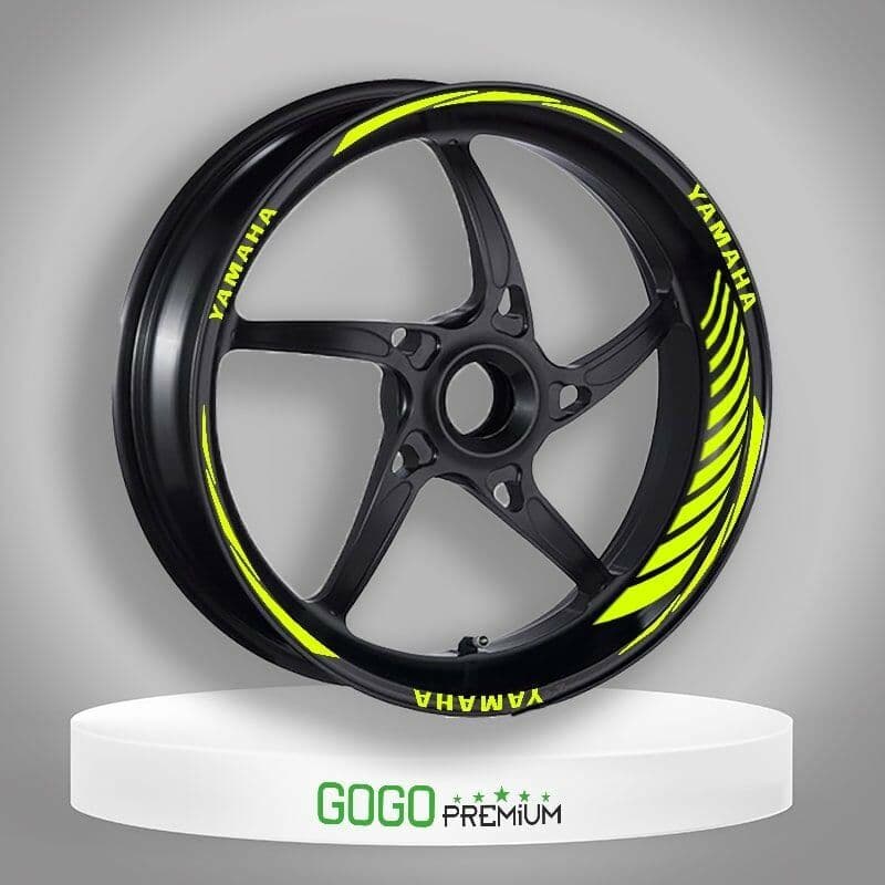 Florasan Sarı Yamaha Uyumlu Racing Şerit aksesuar
