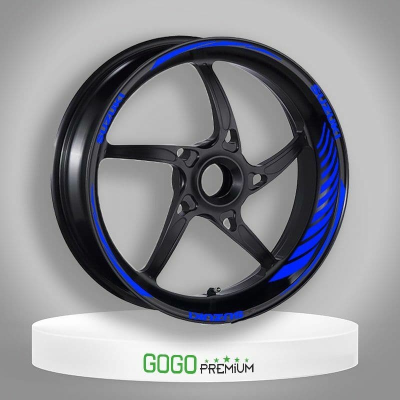 Reflektör Mavi Suzukı Uyumlu Racing Şerit aksesuar