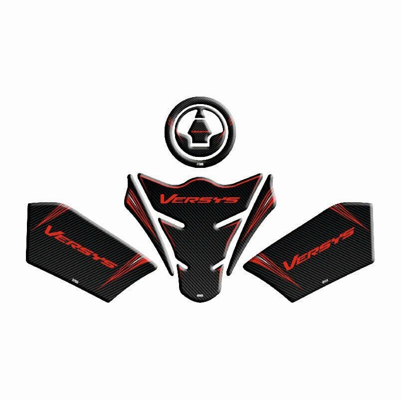Kawasaki Versys 650 Uyumlu Tank Pad Set 002 aksesuar
