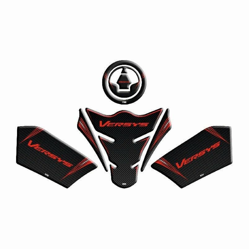 Kawasaki Versys 650 Uyumlu Tank Pad Set 003 aksesuar