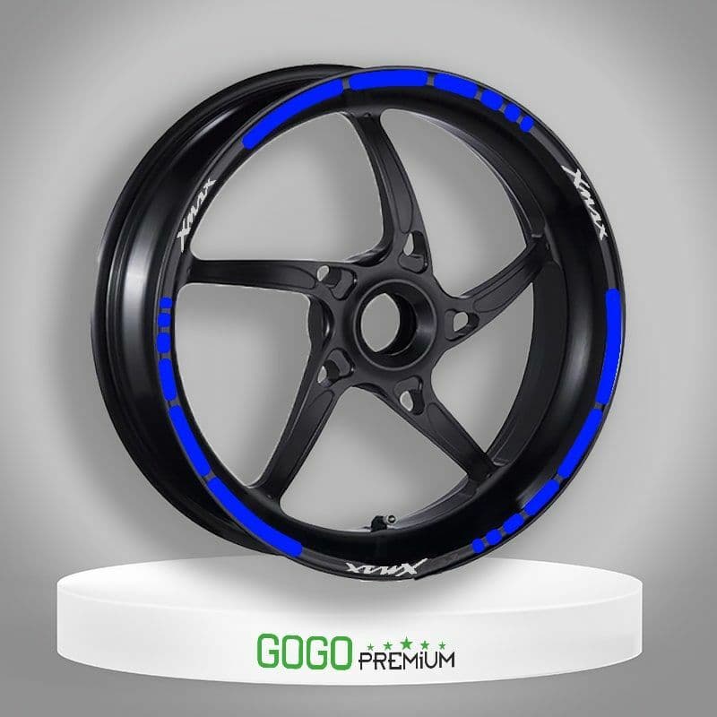 Reflektör Mavi I Yamaha Xmax Uyumlu 1 Set Jant Şeridi aksesuar