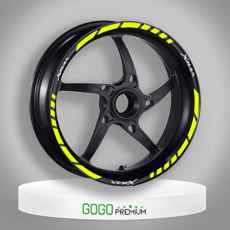 Florasan Sarı Iıyamaha Xmax Uyumlu 1 Set Jant Şeridi aksesuar