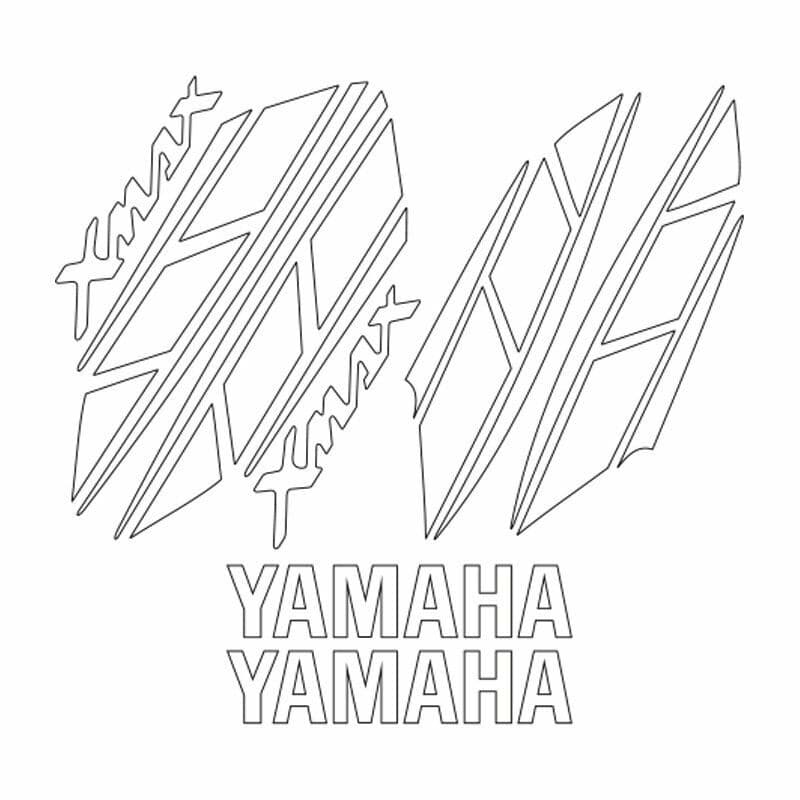 Yamaha Xmax Uyumlu Sticker Set 001 aksesuar