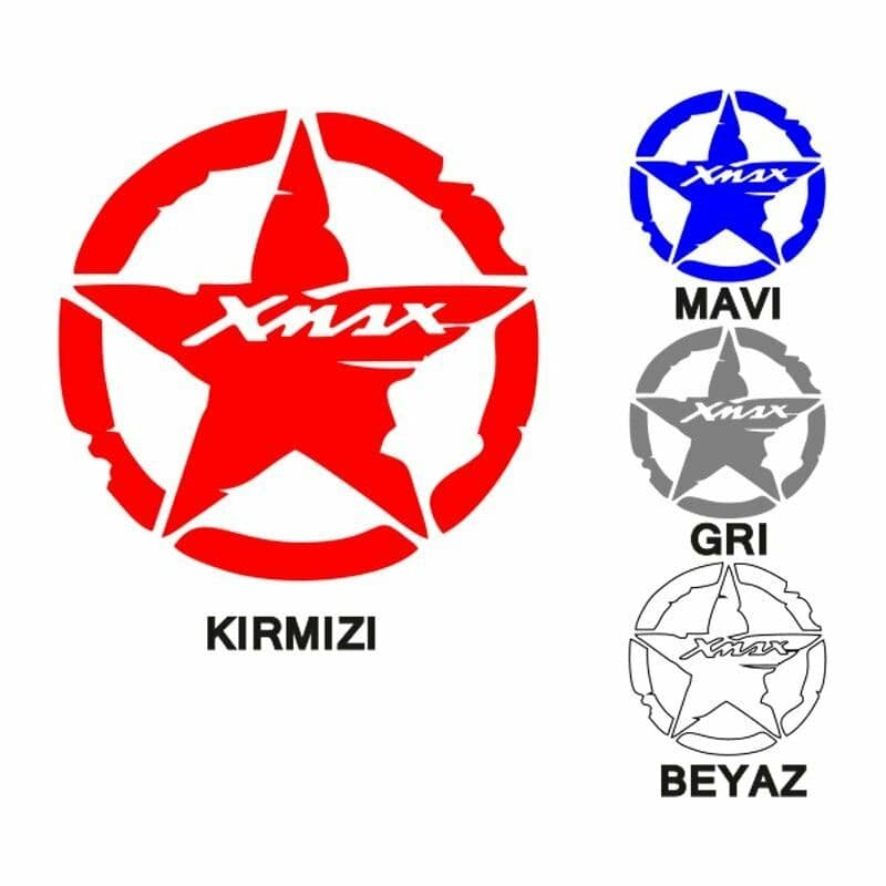 Yamaha Xmax Uyumlu Yan Stıcker Takım 2 LI aksesuar