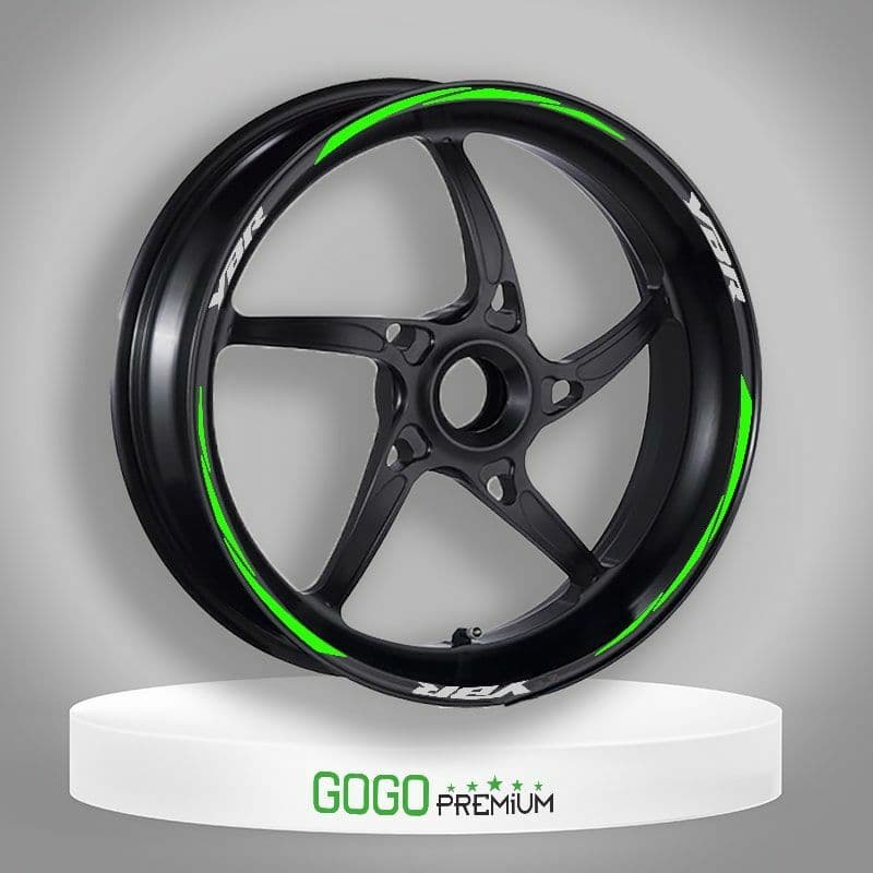 Florasan Yeşil Yamaha YBR Uyumlu 1 Set Jant Şeridi aksesuar
