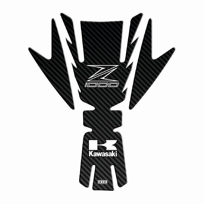 Kawasaki Z1000 2008 - 2016 Uyumlu Tank Pad 001 aksesuar