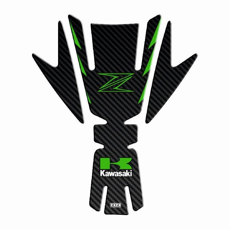 Kawasaki Z1000 2008 - 2016 Uyumlu Tank Pad 002 aksesuar