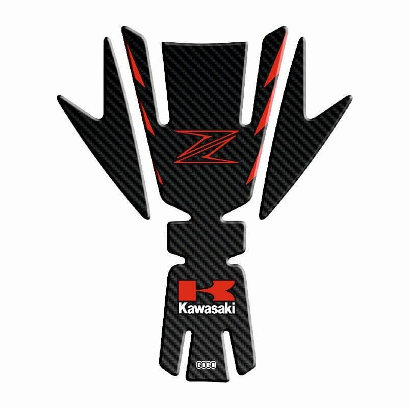 Kawasaki Z1000 2008 - 2016 Uyumlu Tank Pad 003 aksesuar