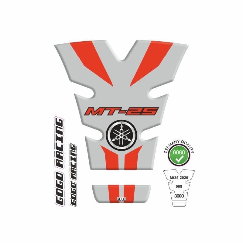 Yamaha MT-25 2020 - 2024 Uyumlu Tank Pad 008 aksesuar