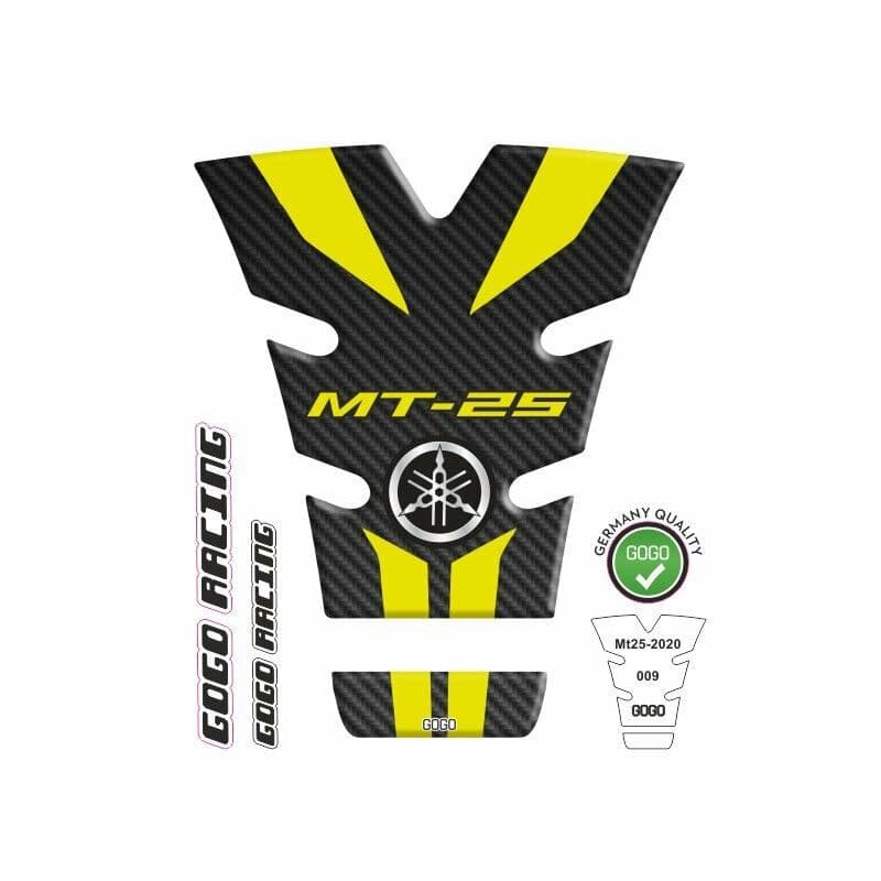 Yamaha MT-25 2020 - 2024 Uyumlu Tank Pad 009 aksesuar