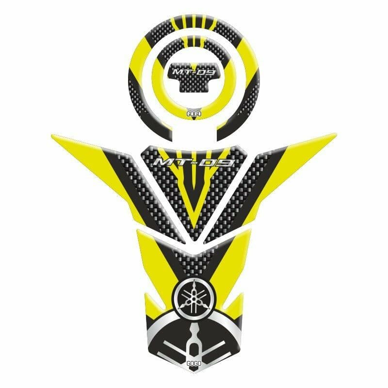 Yamaha MT09 2013 - 2018 Uyumlu Tank Pad Set 002 aksesuar