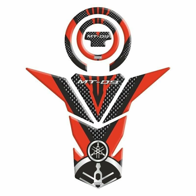 Yamaha MT09 2013 - 2018 Uyumlu Tank Pad Set 003 aksesuar