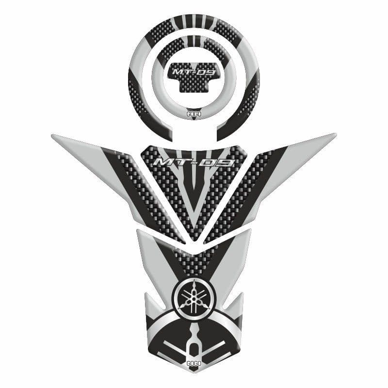 Yamaha MT09 2013 - 2018 Uyumlu Tank Pad Set 005 aksesuar