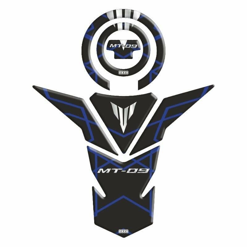 Yamaha MT09 2013 - 2018 Uyumlu Tank Pad Set 006 aksesuar