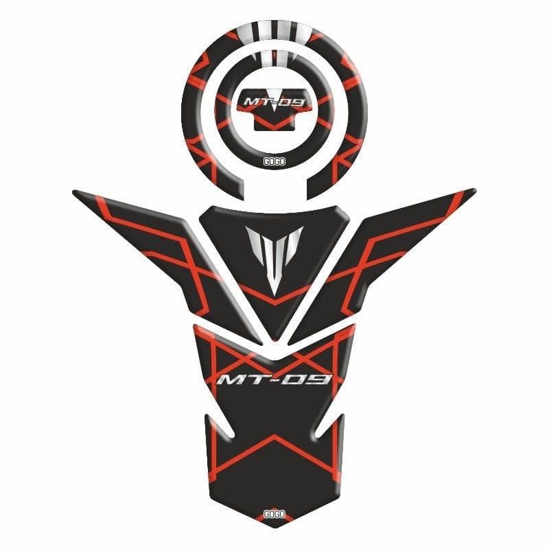 Yamaha MT09 2013 - 2018 Uyumlu Tank Pad Set 007 aksesuar
