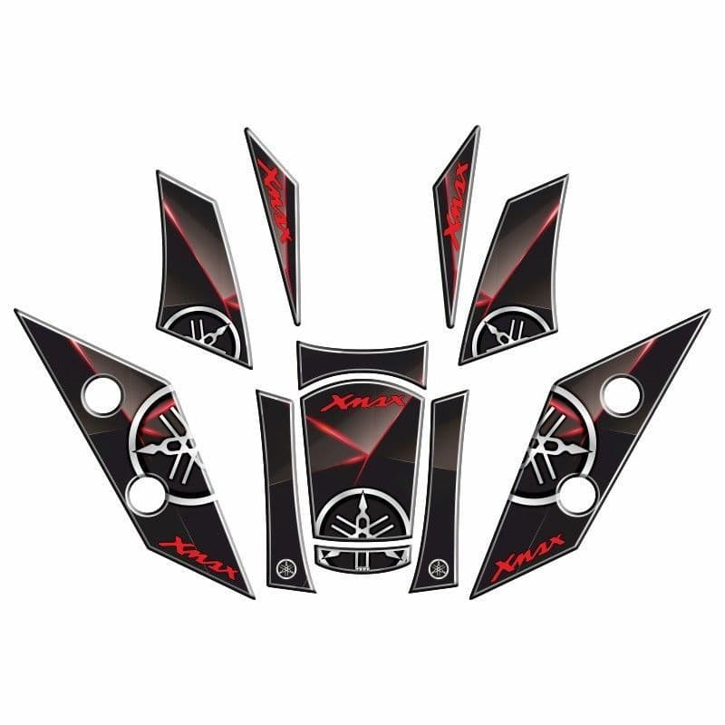Yamaha Xmax 2018 - 2022 Uyumlu Tank Pad Set 002 aksesuar